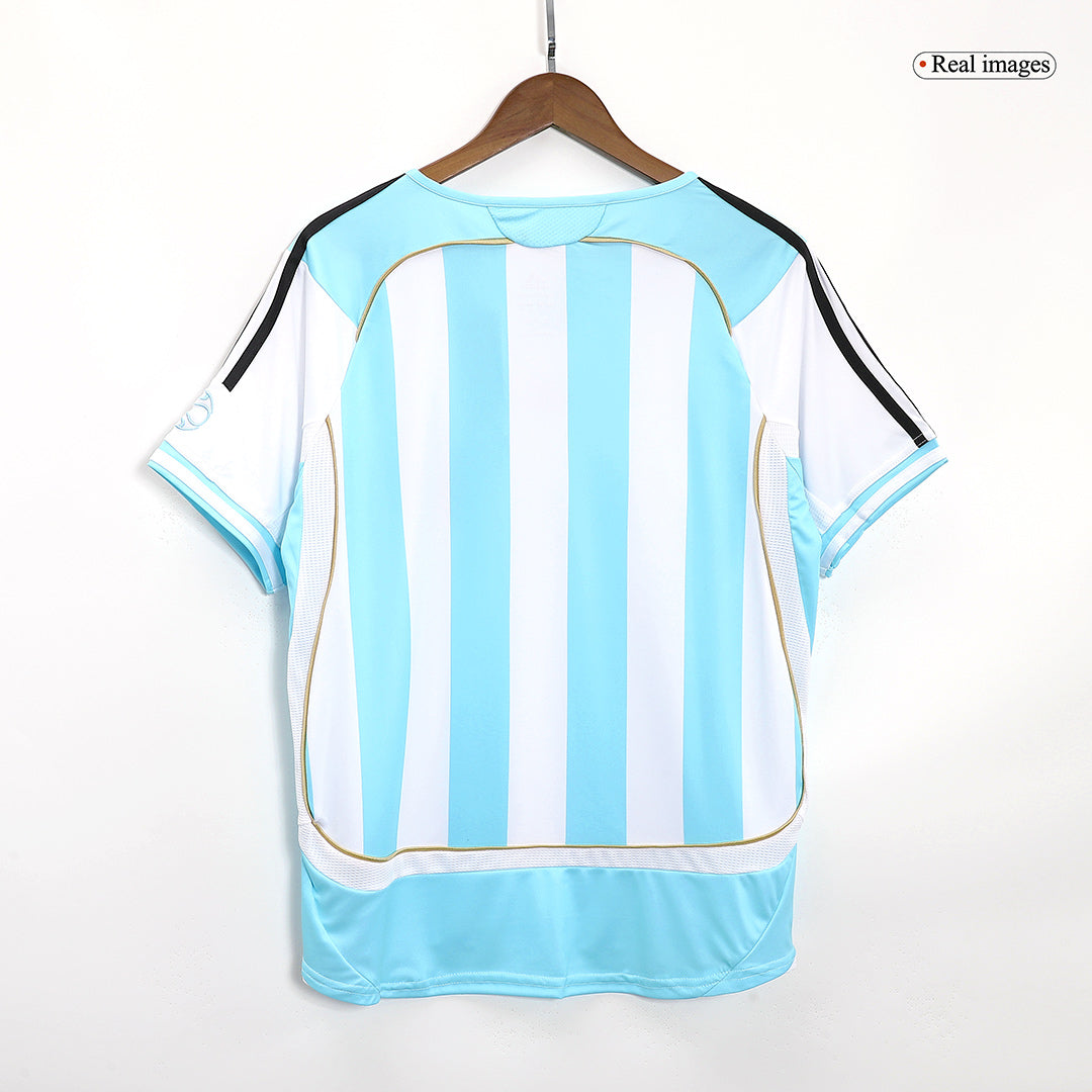 Retro Argentina Home Jersey 2006 Top Koszulki Pilka Sklep