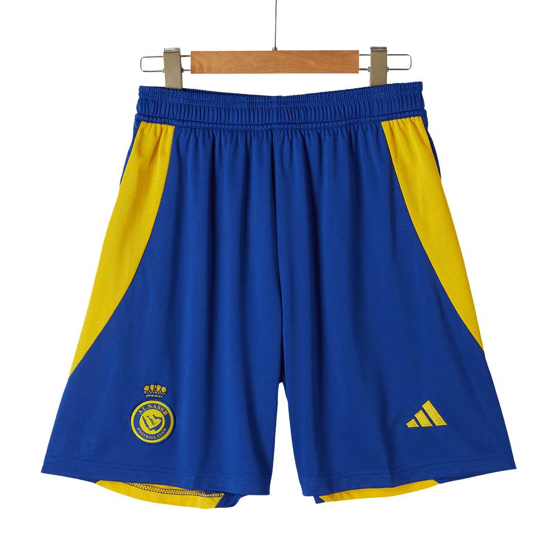 Hochwertiges Al Nassr-Heim-Fußballtrikot-Set (Shirt + Shorts) für Herren 2024/25