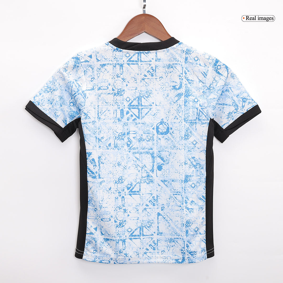 Dziecięcy strój wyjazdowy Portugalii (koszulka + spodenki) Euro 2024 Top Koszulki Pilka Sklep