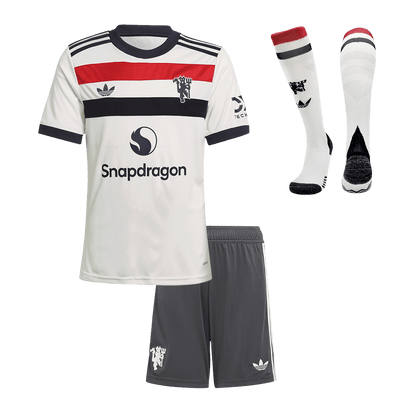 Manchester United Third Away Kinder-Fußballset (Trikot + Shorts + Socken) 2024/25