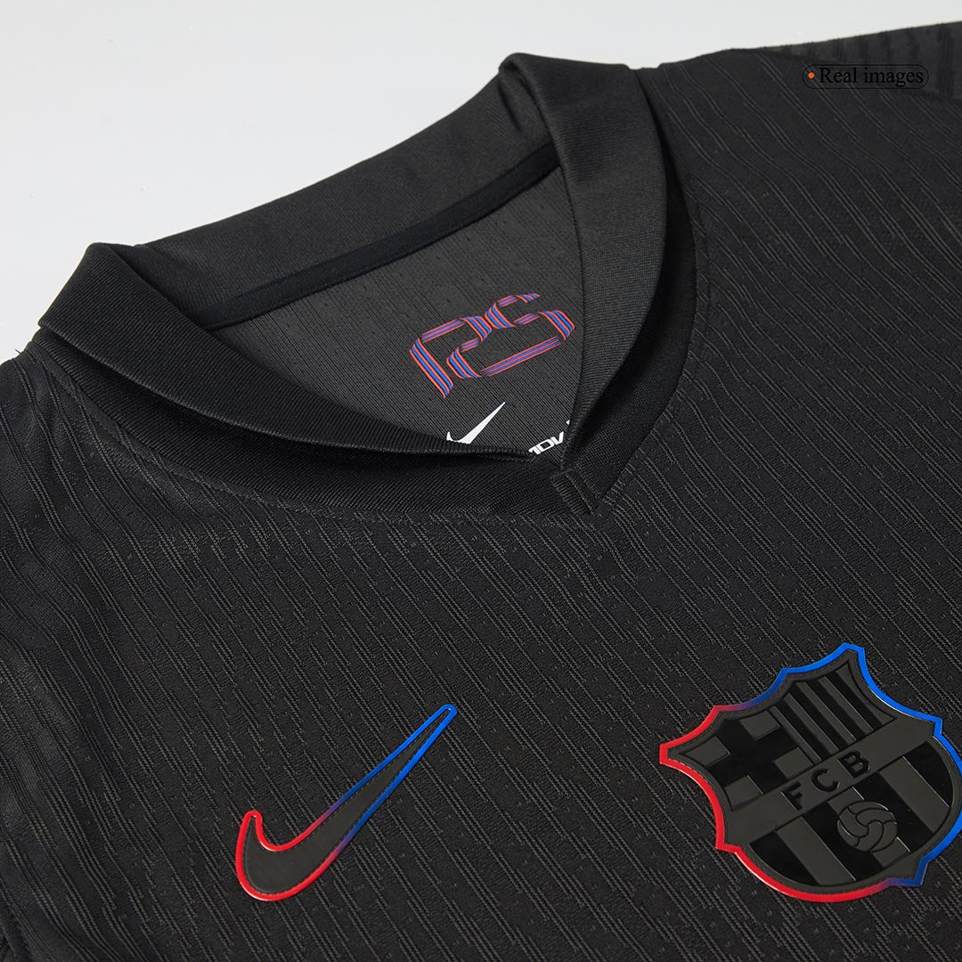 Player Version LEWANDOWSKI #9 Barcelona Away football Jersey 2024/25 - Spotify Logo Without Text Go football World Shop