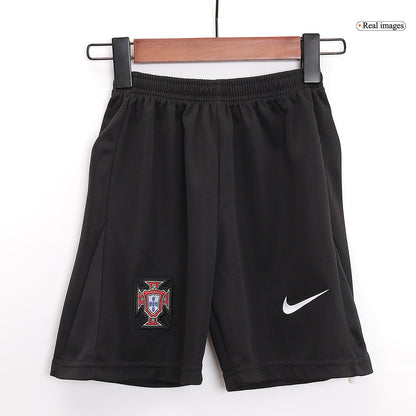 Puchar Europy Portugal 2024 Koszulka wyjazdowa dla dzieci (krótkie + spodenki) Top Koszulki Pilka Sklep