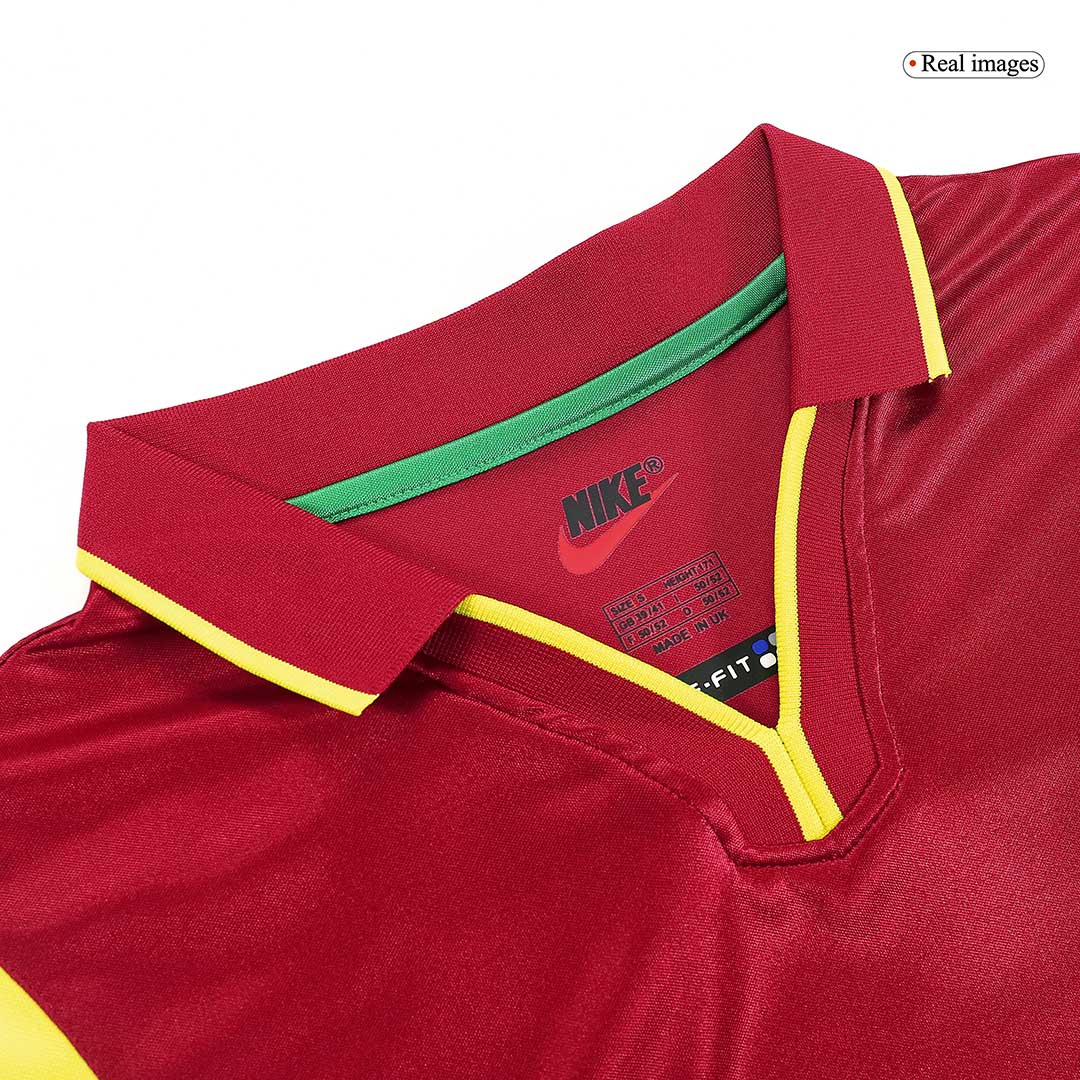 Portugal Domowa Retro Piłkarska Koszulka 1999 Top Koszulki Pilka Sklep