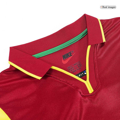 Portugal Domowa Retro Piłkarska Koszulka 1999 Top Koszulki Pilka Sklep