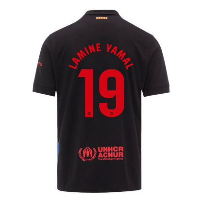 Barcelona Auswärtstrikot 2024/25 LAMINE YAMAL #19 – Spotify Logo ohne Text