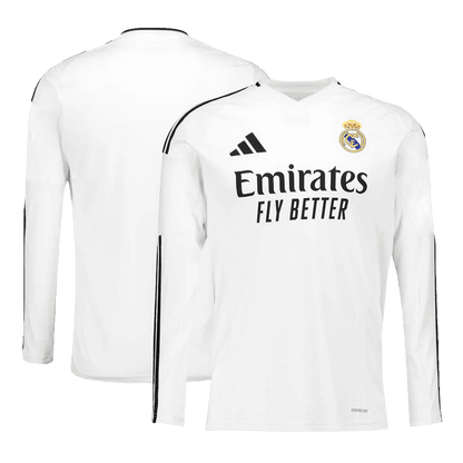 Real Madrid Home Long Sleeve High Quality Football Shirt 2024/25