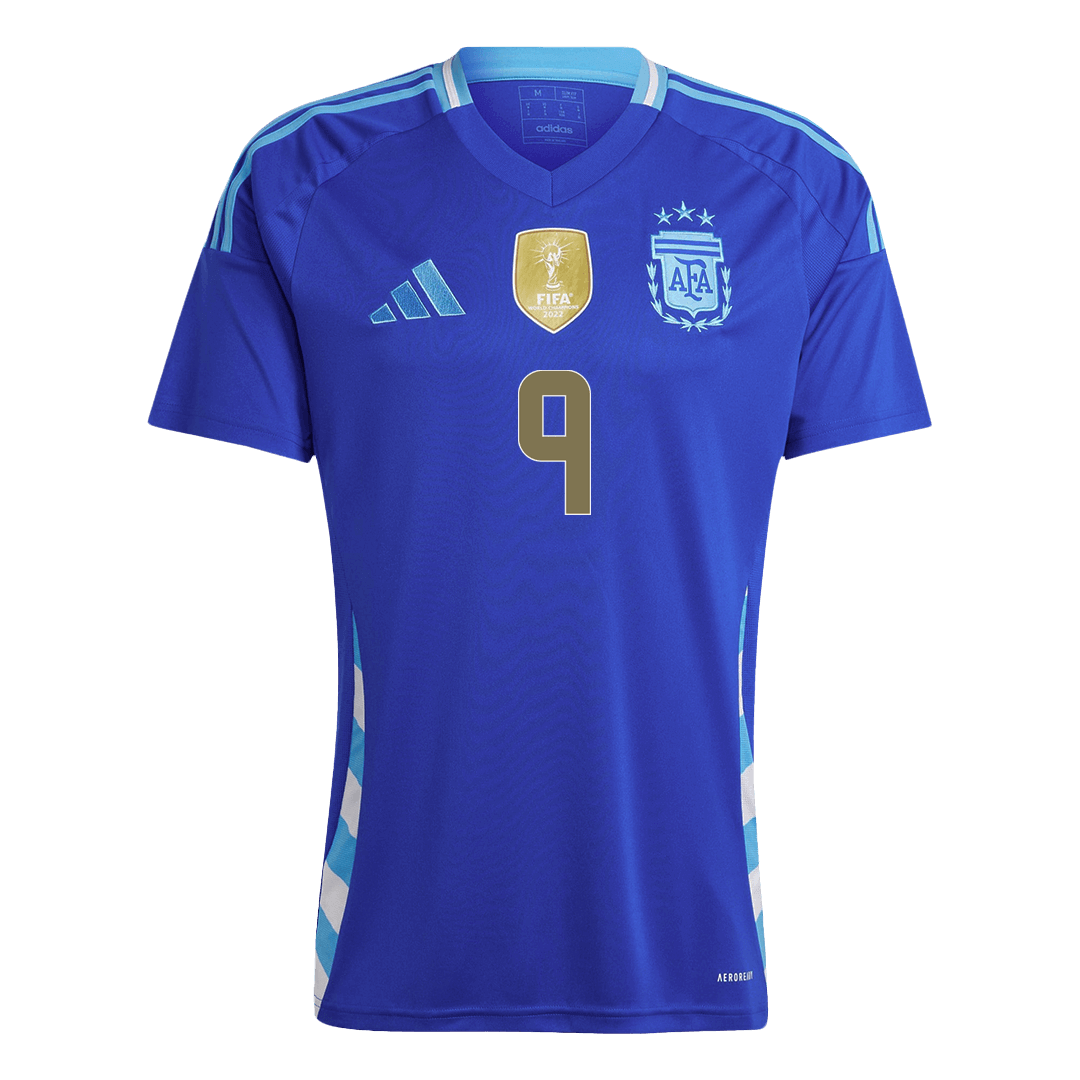 [Super Quality] Men's Argentina J.ALVAREZ #9 Away Soccer Jersey 2024