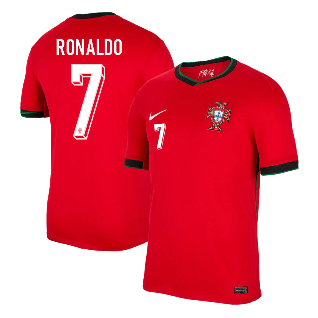 [Super Jakość] Męska Portugal RONALDO #7 Koszulka Piłkarska Domowa Euro 2024 Top Koszulki Pilka Sklep