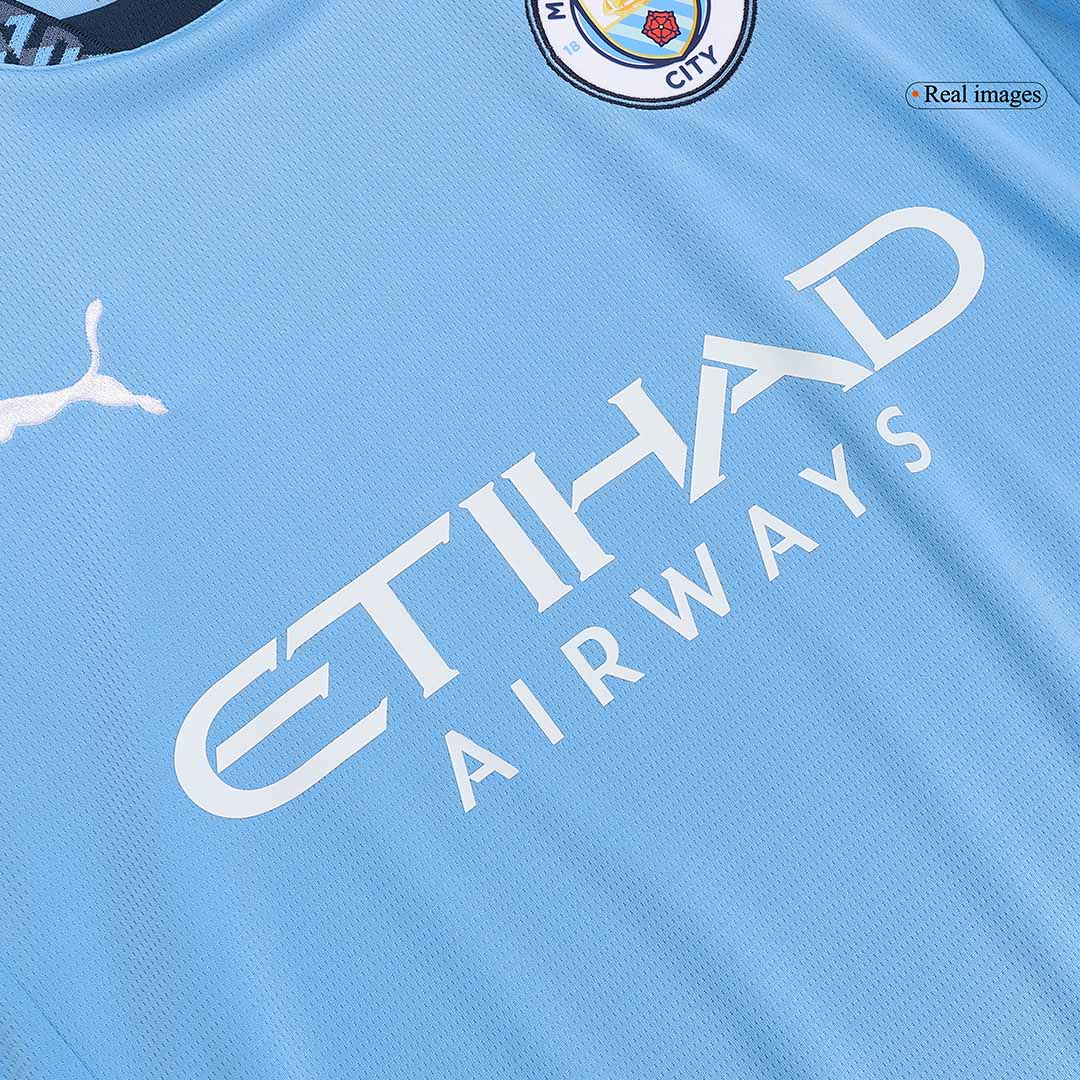 HAALAND #9 Manchester City Home Football Shirt 2024/25 - UCL