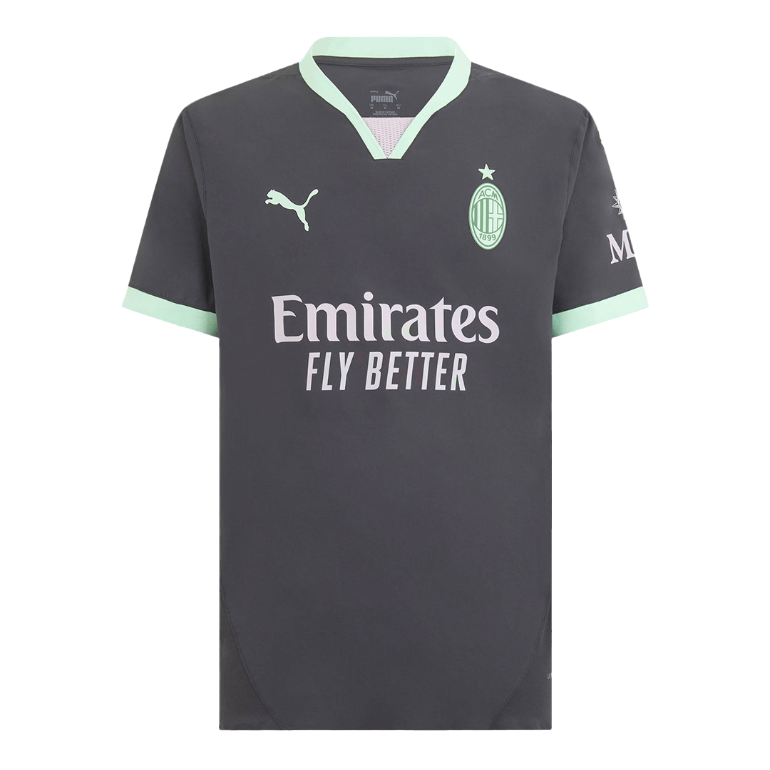 Herrenversion des Fußballers RAFA LEÃO #10 AC Mailand Drittes Auswärts-Fußballtrikot 2024/25 – Slim Fit