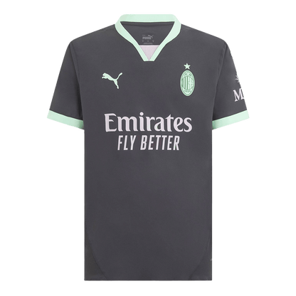 Herrenversion des Fußballers RAFA LEÃO #10 AC Mailand Drittes Auswärts-Fußballtrikot 2024/25 – Slim Fit