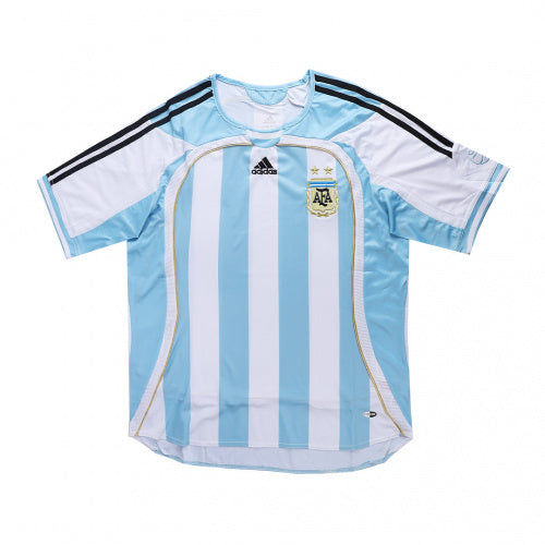 Retro Argentina Home Jersey 2006 Top Koszulki Pilka Sklep