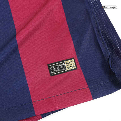 Retro-Fußballtrikot Barcelona Heim 14/15 MESSI #10 für Herren