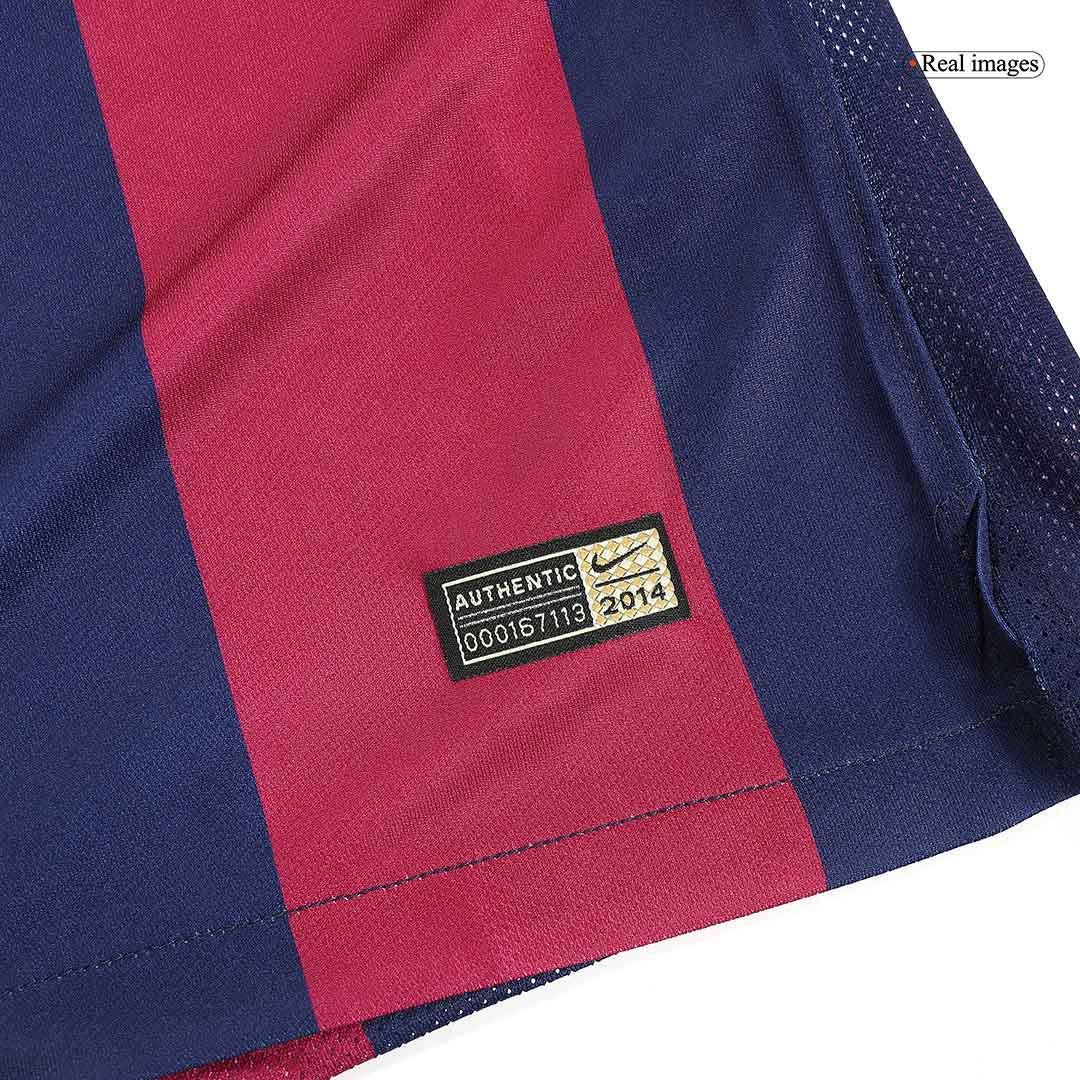 Men's Barcelona Home Retro Football Shirt from the 14/15 Season