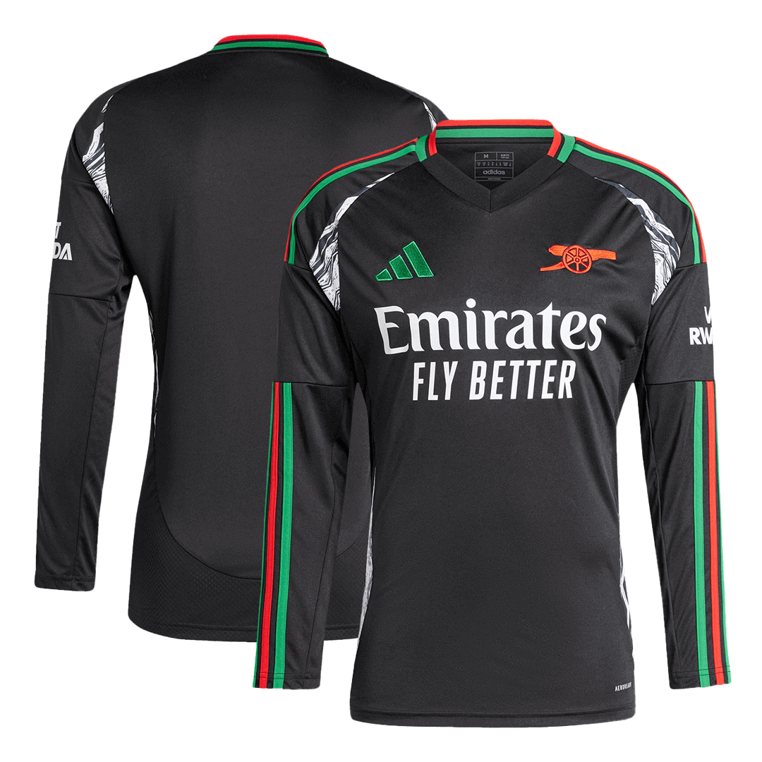 Arsenal Away Long Sleeve  Soccer Jersey 2024/25 Top Soccer Jerseys Store
