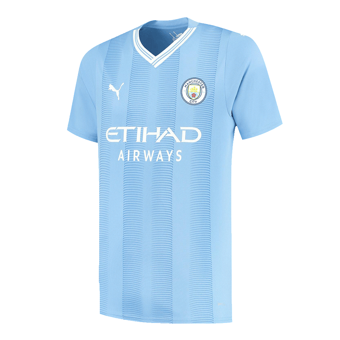 DE BRUYNE #17 Manchester City Japanese Tour Printing Home  Soccer Jersey 2023/24 Top Soccer Jerseys Store