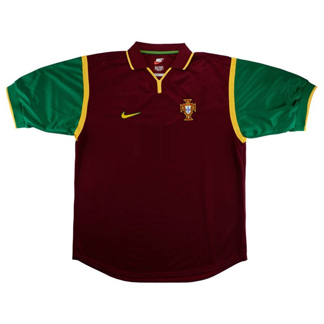 Portugal Domowa Retro Piłkarska Koszulka 1999 Top Koszulki Pilka Sklep