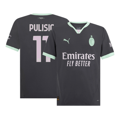 Men's PULISIC #11 AC Milan Third Away 2024/25 Away Jersey