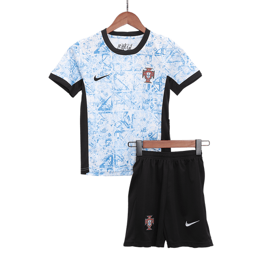 2024 European Cup Portugal Children's Away Jersey (Short+ Shorts)