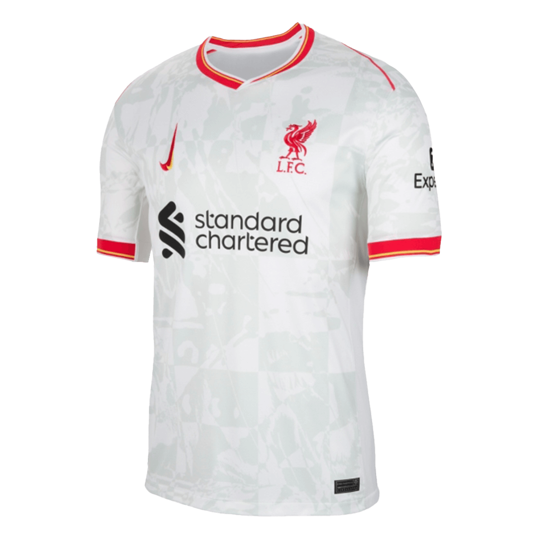 VIRGIL #4 Liverpool 24/25 Auswärts-Fußballtrikot für Herren – UCL