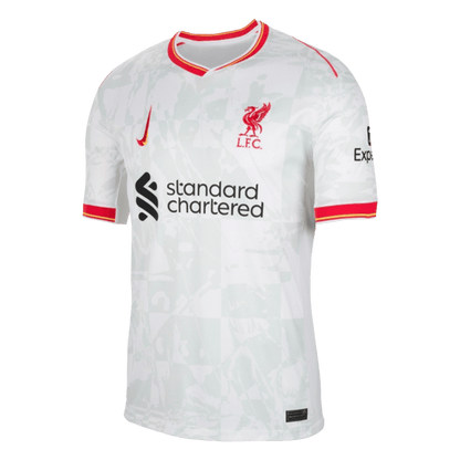 VIRGIL #4 Liverpool 24/25 Auswärts-Fußballtrikot für Herren – UCL