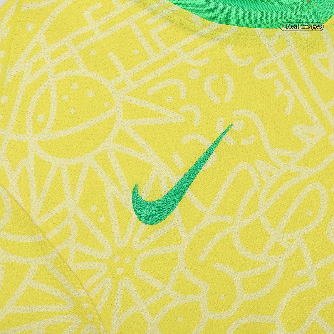 [Super Quailty] Men's Brazil Home Jersey (Jersey+Shorts) Kit Copa América 2024