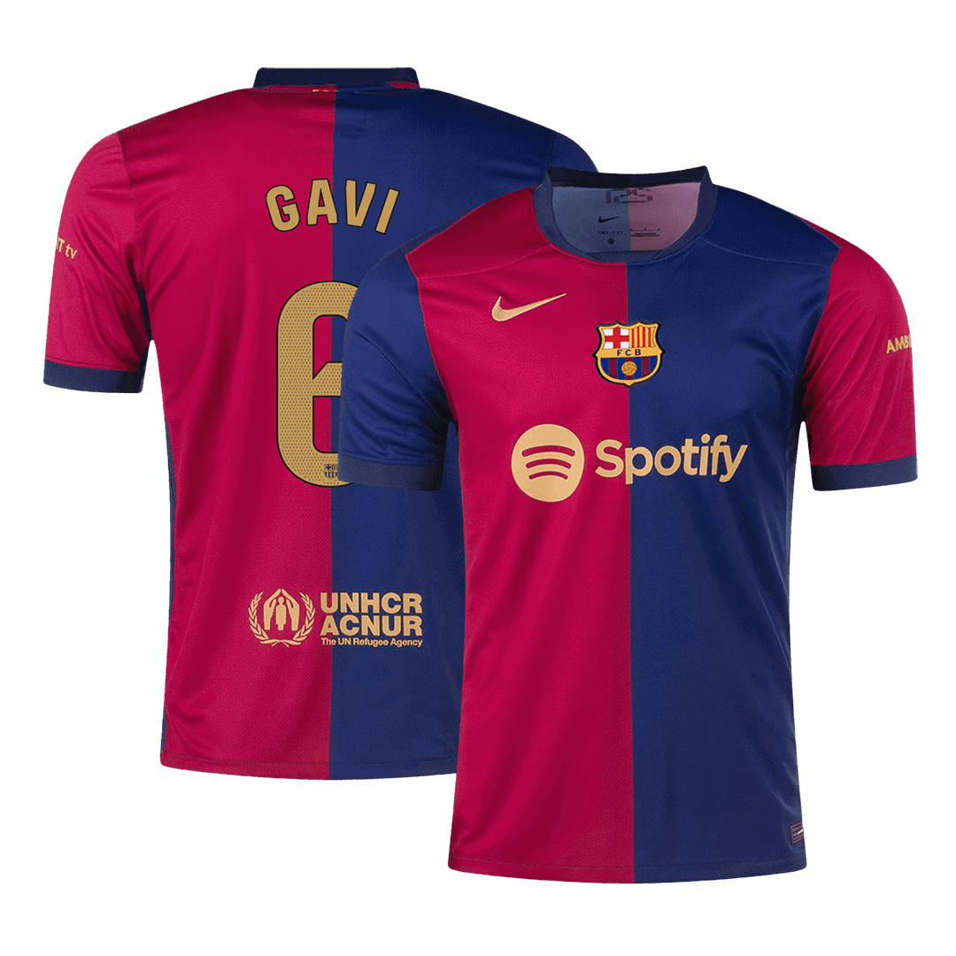 Koszulka Barcelona domowa 2024/25 GAVI #6