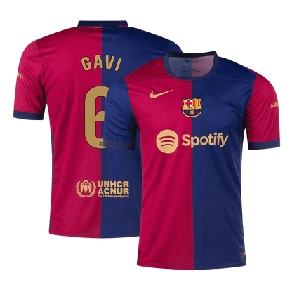 Koszulka Barcelona domowa 2024/25 GAVI #6