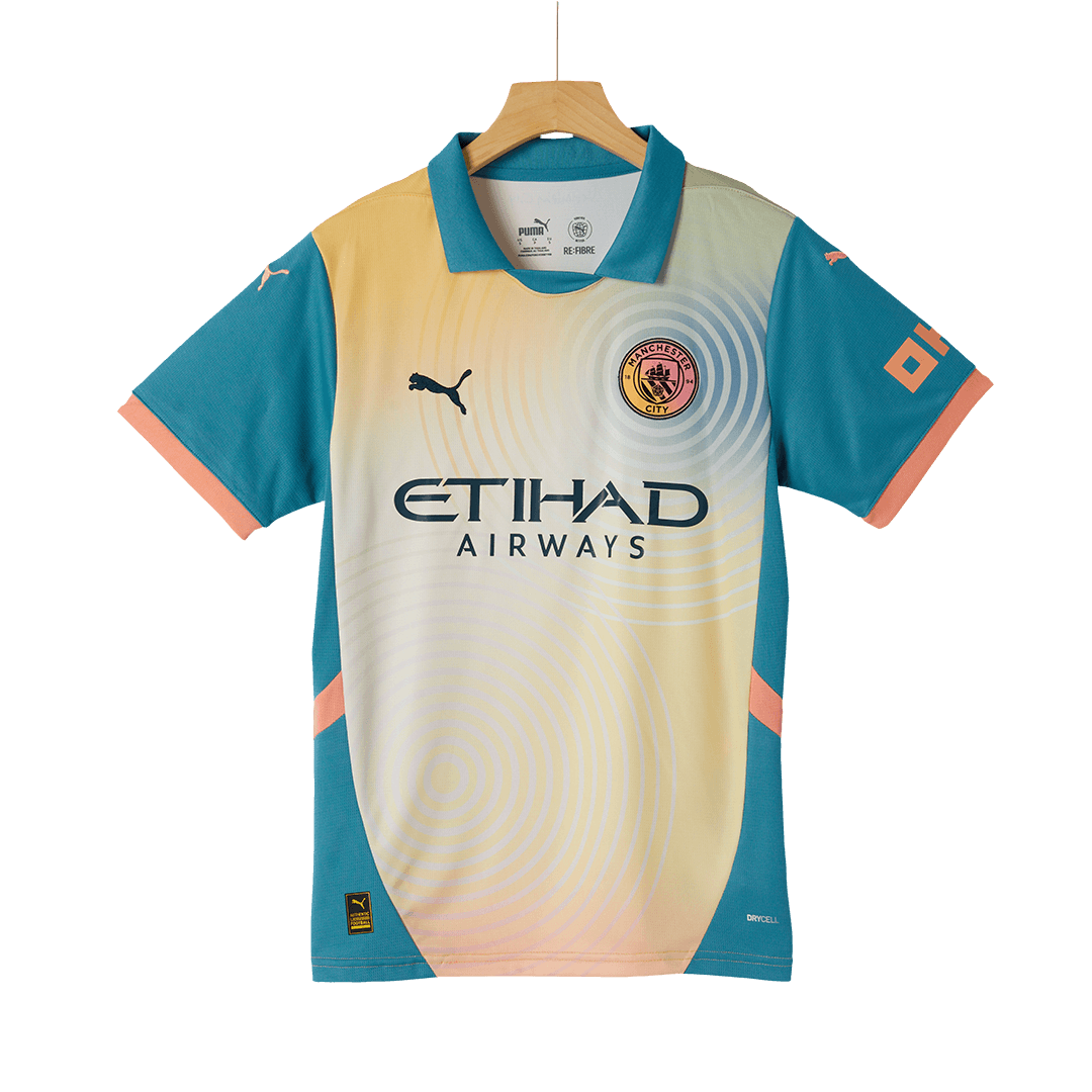 Men's High Quality Manchester City Fourth Away 2024/25 Football Shirt - Definitely City