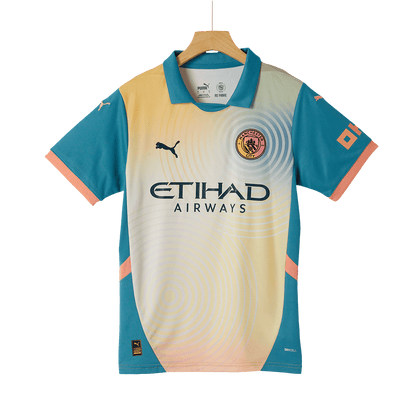 Men's High Quality Manchester City Fourth Away 2024/25 Football Shirt - Definitely City