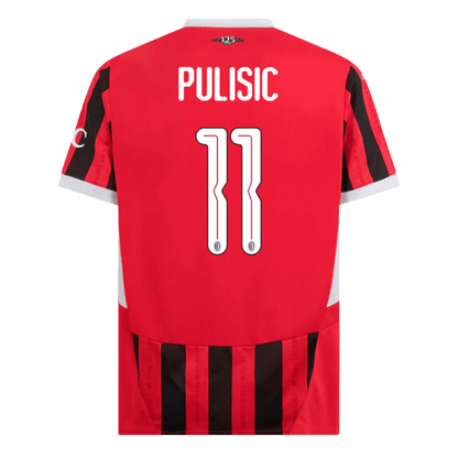 PULISIC #11 Męska koszulka domowa AC Milan 2024/25 - UCL