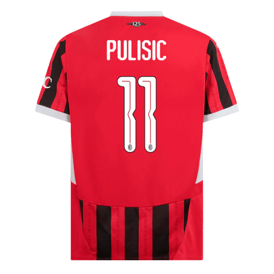 PULISIC #11 AC Milan 2024/25 Home Men's Shirt - UCL