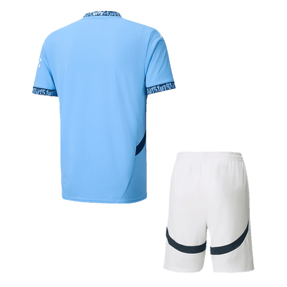 Hochwertiges Manchester City Heim-Fußballset (Trikot + Shorts) für Herren 2024/25