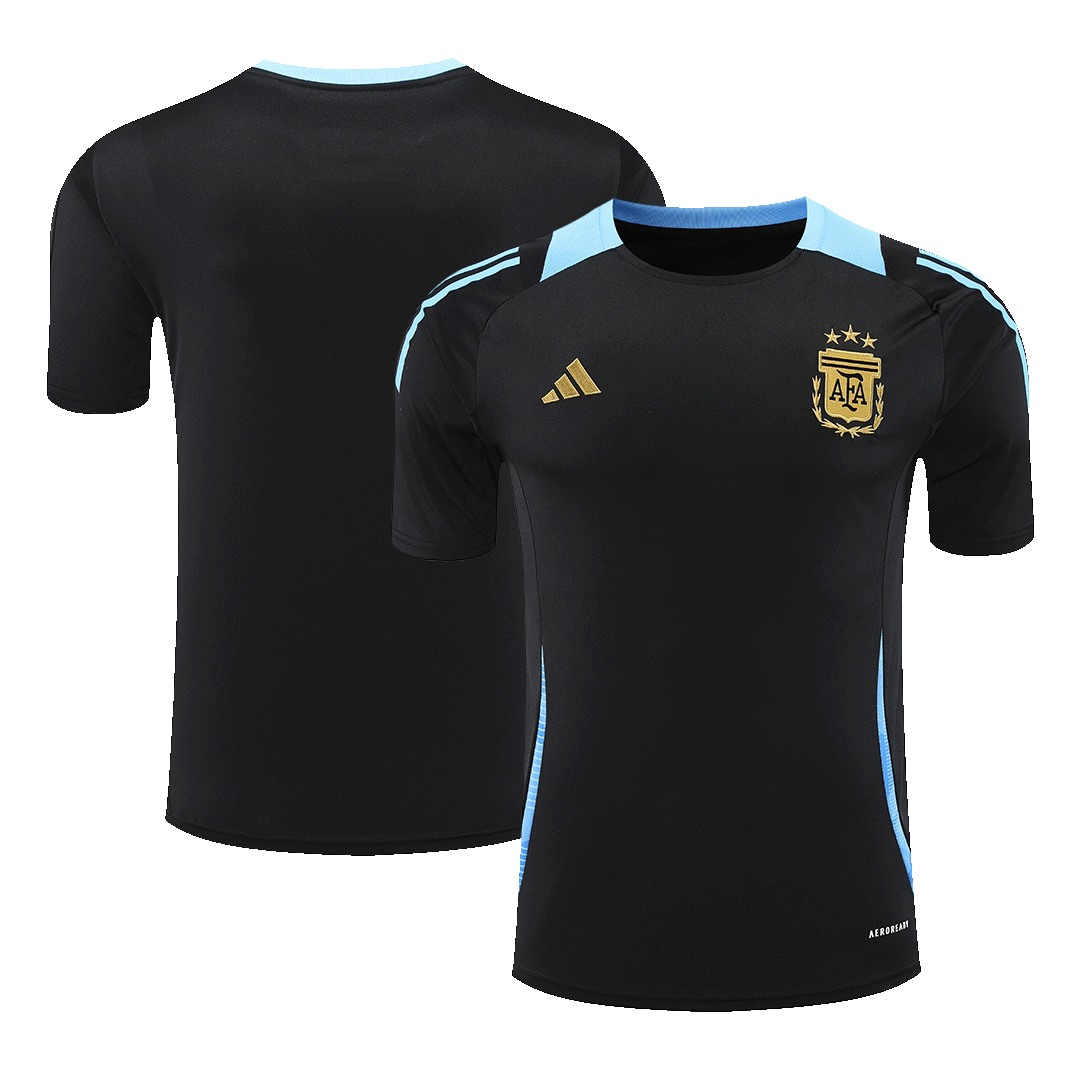 Men's Argentina Pre-Match Training Soccer Jersey Copa América 2024 Top Koszulki Pilka Sklep