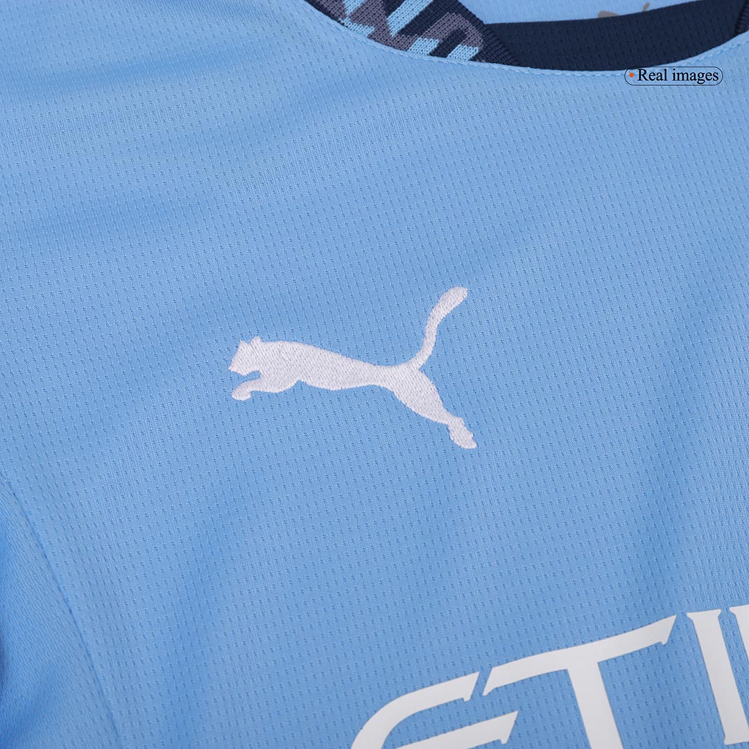 Hochwertiges Manchester City Home 2024/25 Fußballtrikot für Damen