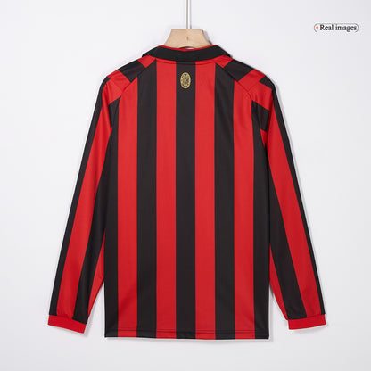 #125 AC Milan 125th Anniversary 2024/25 Men's Long Sleeve Football Shirt