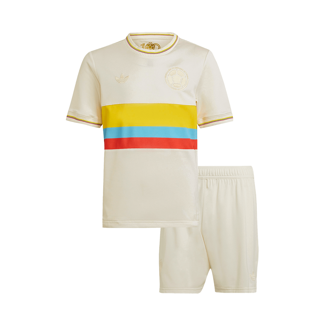 Kid's Colombia  Soccer Jersey Kit(Jersey+Shorts) 2024 - 100th Anniversary Top Soccer Jerseys Store