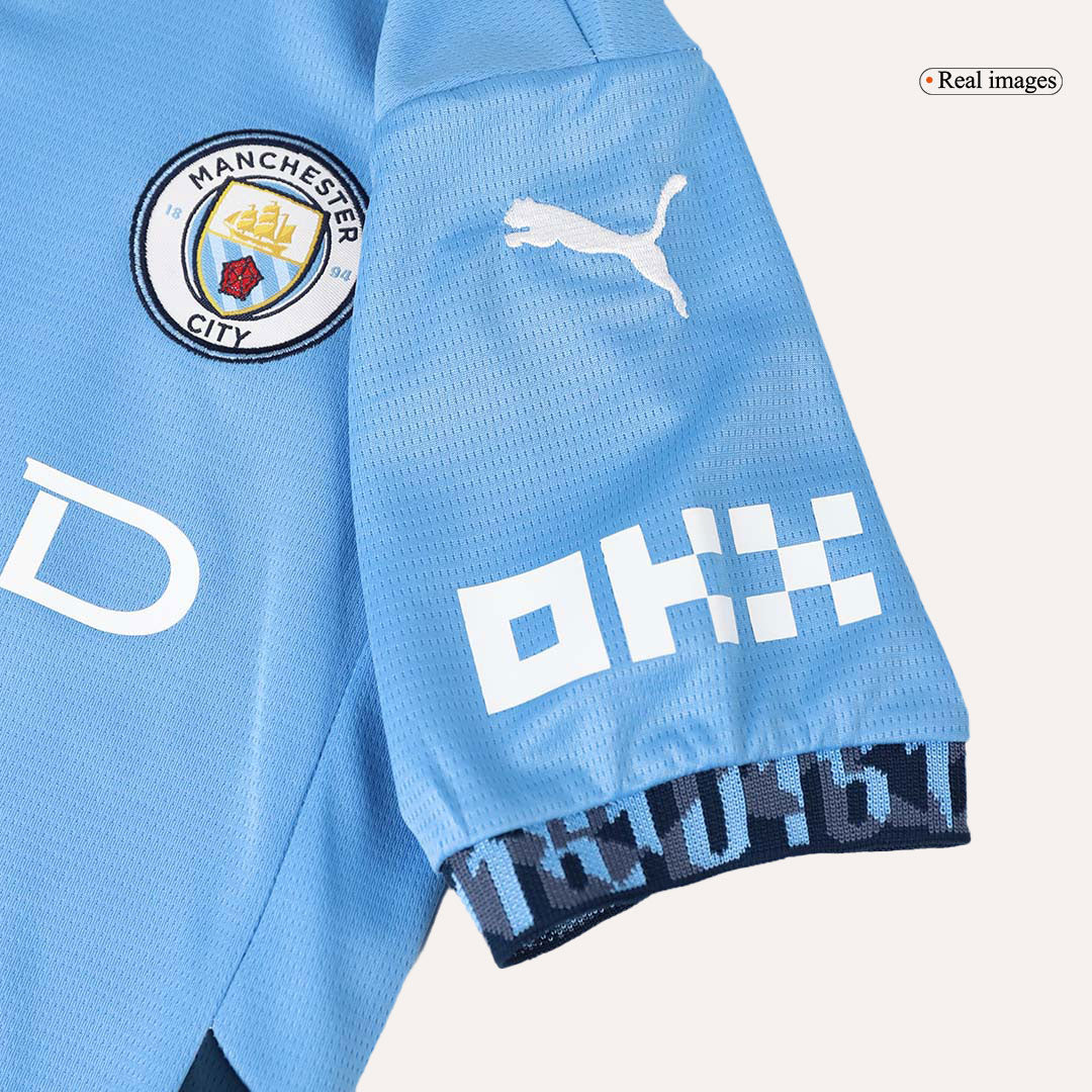 Manchester City Heim-Fußballset (Trikots + Shorts) 2024/25