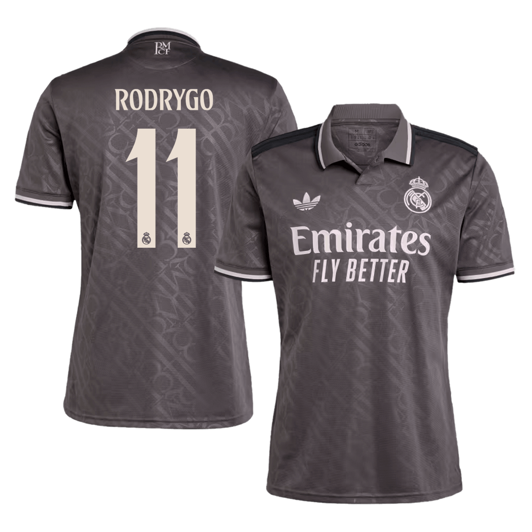 RODRYGO #11 Real Madrid Drittes Auswärts-Fußballtrikot 2024/25