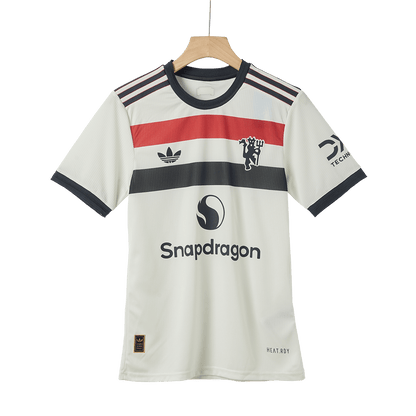 Hochwertiges Manchester United Third Away-Fußballtrikot für Herren für die Saison 2024/25 in der Spielerversion