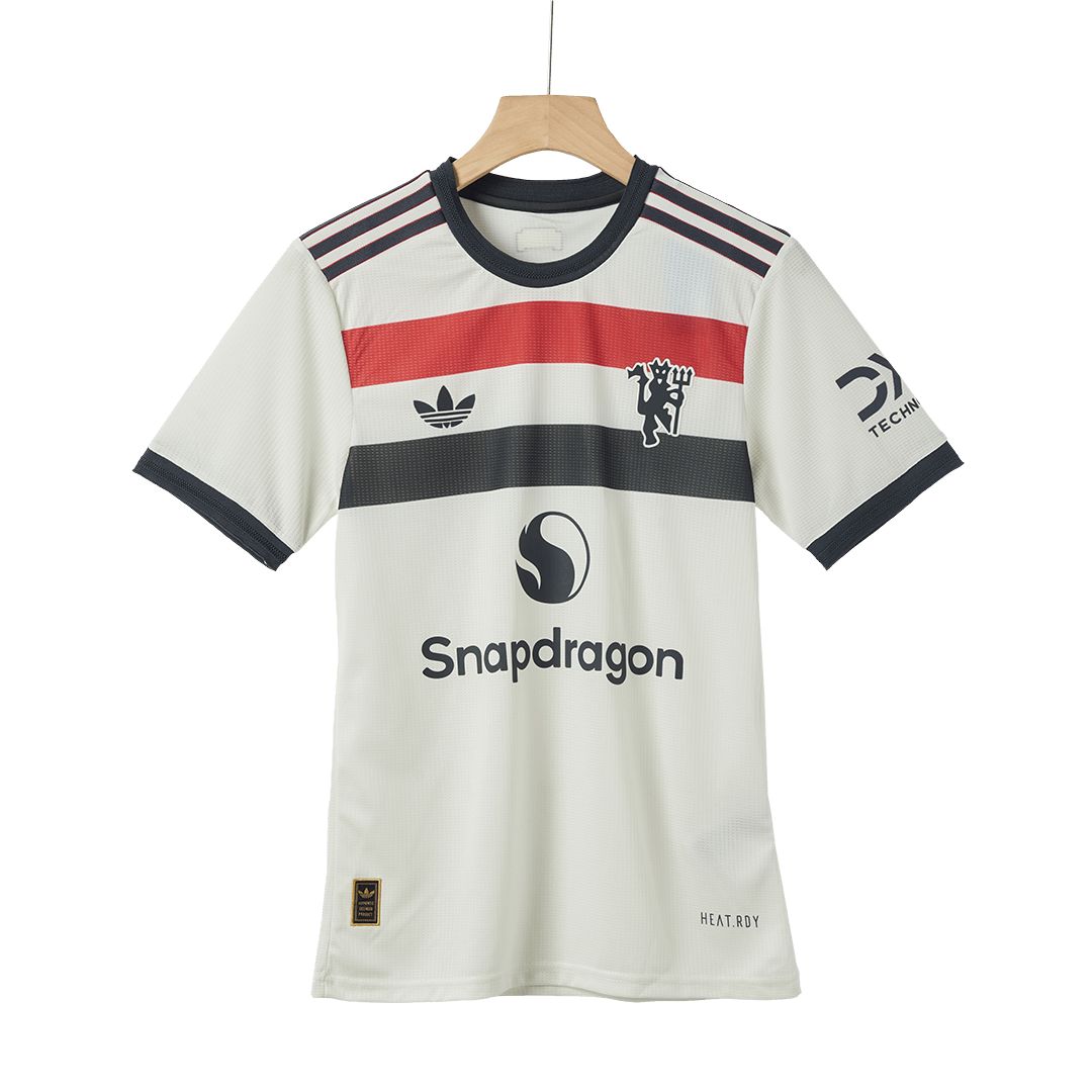 Damska koszulka piłkarska Manchester United Third Away 2024/25 biała