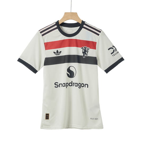 Manchester United Third Away 2024/25 Damen-Fußballtrikot, weiß