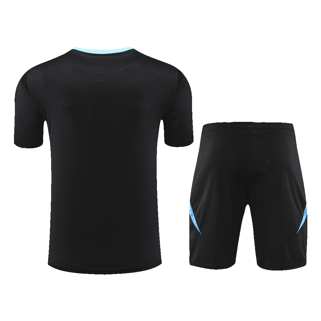 Men's Argentina Pre-Match Jersey (Jersey+Shorts) Kit Copa América 2024 Top Koszulki Pilka Sklep