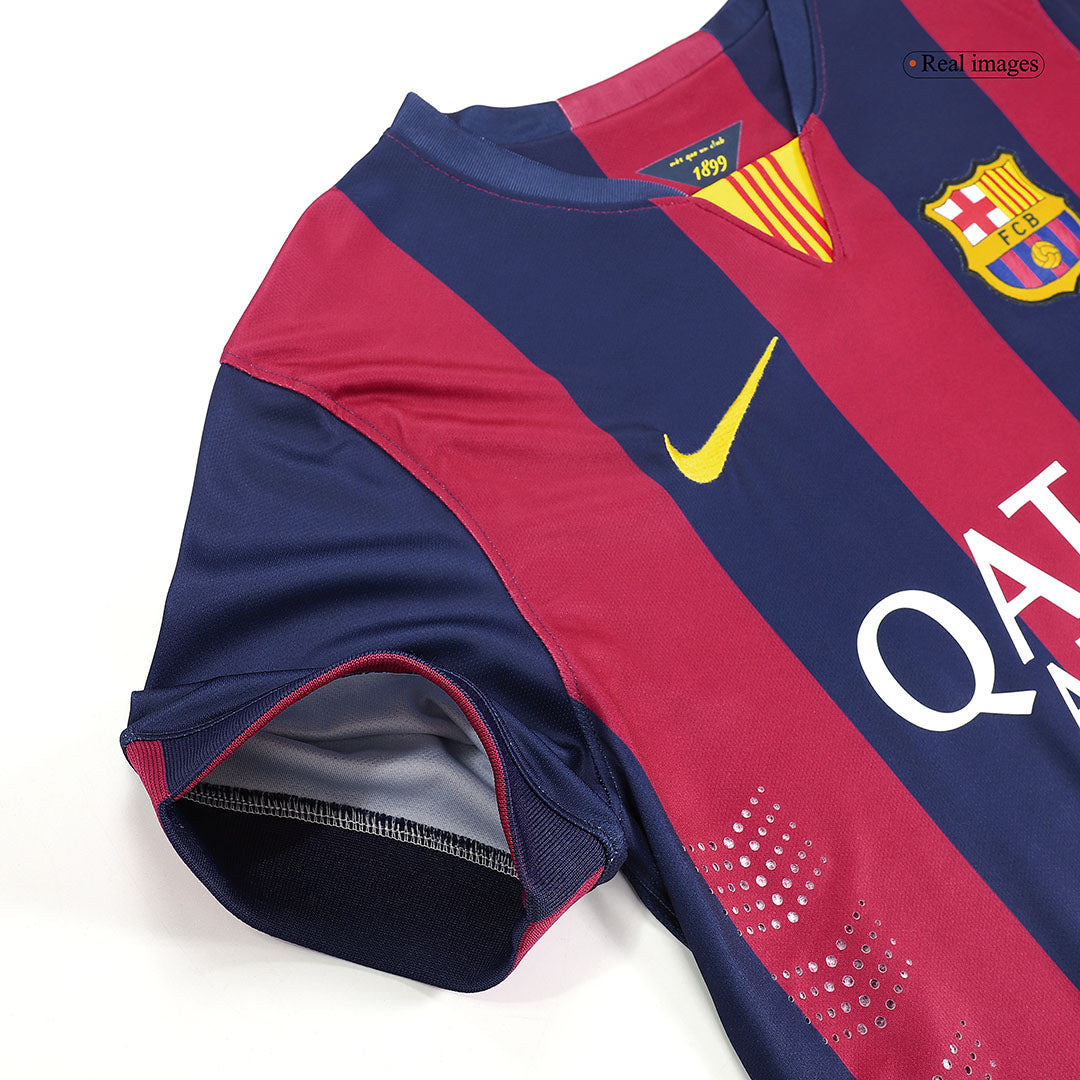 Retro-Fußballtrikot Barcelona Heim 14/15 MESSI #10 für Herren