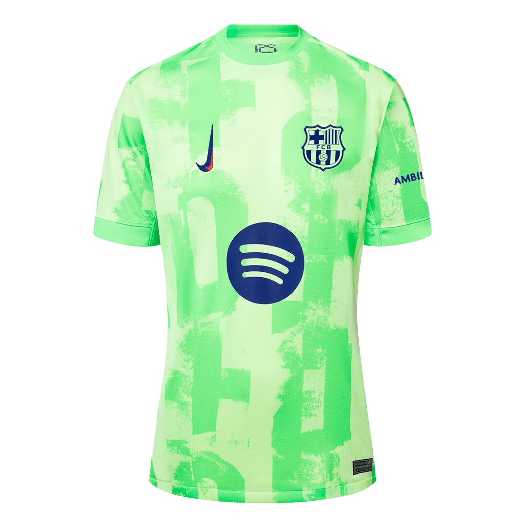 Barcelona Third Away Shirt 2024/25 RAPHINHA #11 - UCL (Spotify Logo Without Text)