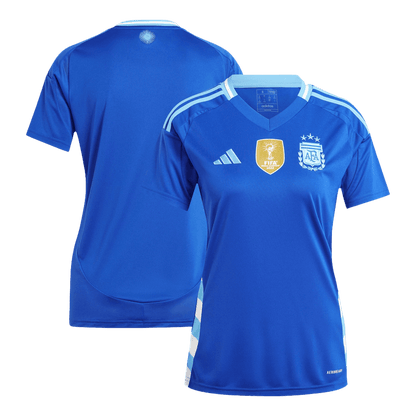 Women's Argentina Away Soccer Jersey 2024 Top Koszulki Pilka Sklep