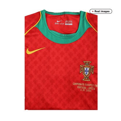 Koszulka piłkarska Portugal, domowa retro 2004 - Finał Euro Top Koszulki Pilka Sklep