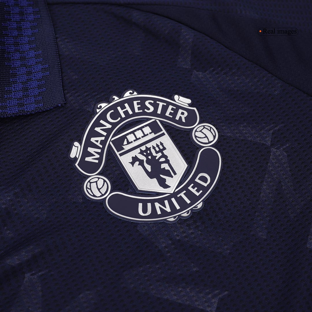 Hochwertiges Manchester United-Auswärtsfußballtrikot für Herren 2024/25