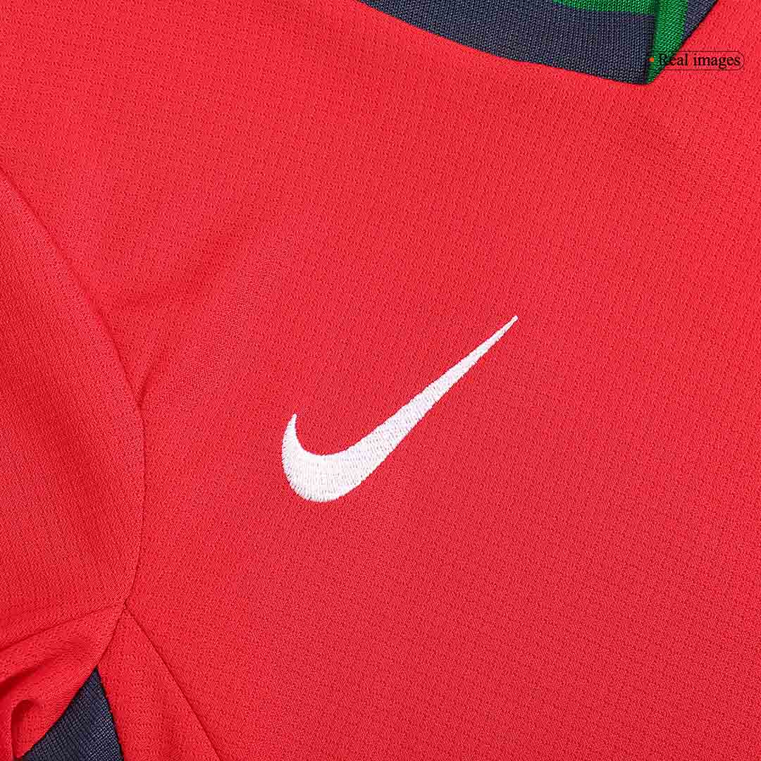 Dziecięcy zestaw koszulek domowych Portugalii (koszulka + spodenki) Euro 2024 Top Koszulki Pilka Sklep