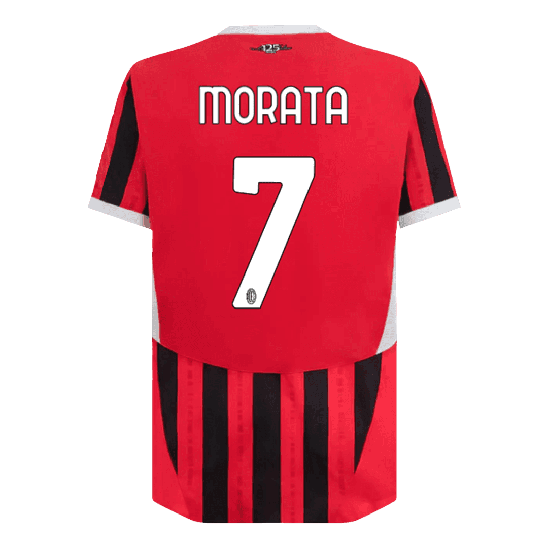 MORATA #7 AC Mailand Heim-Fußballtrikot 2024/25 für Herren – Slim Fit